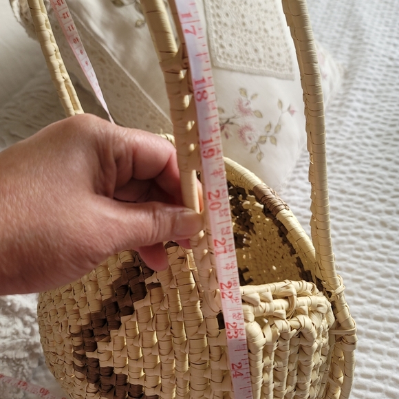 Beach wicker basket bag - Picture 13 of 13